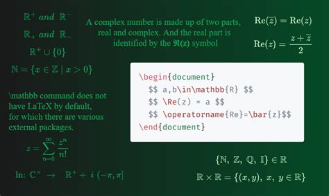 real numbers latex|How to Write Real Number (ℝ) Symbol in LaTeX .